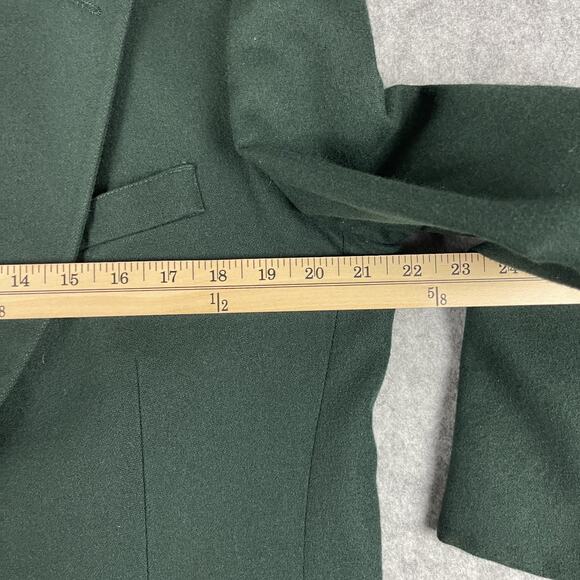 Vintage Culwell & Son Wool Blazer Sport Coat Mens 42R Green Gold Button 80s - Picture 8 of 16
